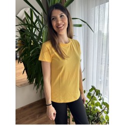 Basic Sarı Tshirt